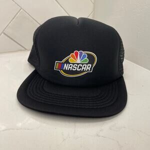 NASCAR NBC Sports Trucker Hat Black Snapback Racing Cap